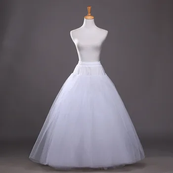 Sert Tül Petticoat Jüpon Kayma Düğün Aksesuarları Chemise Hoop Olmadan düğün elbisesi Kabarık Etek