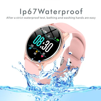 EKG Akıllı izle Bluetooth Çağrı 2021 yeni erkek kadın su Geçirmez Smartwatch kalp Hızı Monitörü Android Samsung Apple için