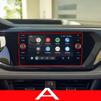 Araba Radyo GPS Navigasyon İç Aksesuarları Temperli Cam Ekran Koruyucu Film VW Volkswagen Taos T-Cross 2021 2022