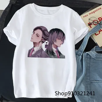 Anime Sanzu Haruchiyo Tshirt Kadın Grafik Baskı Tokyo Revengers T Shirt Harajuku Manga Büyük Boy T-shirt Estetik ropa mujer