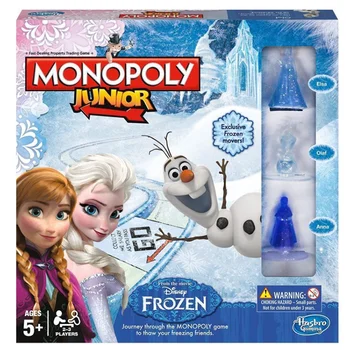 Hasbro Tekel çocuklar oyunları Frozen2 Elsa Anna Tahta Oyunları için Parti Eğitici Masa Oyunu Çocuk Oyuncakları Çocuk Hediyeler için