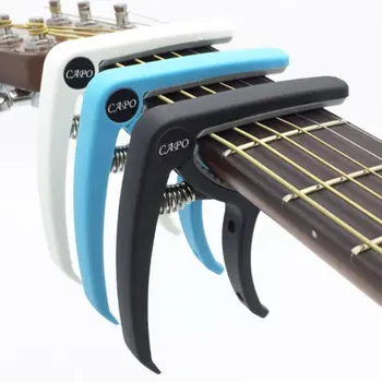 Plastik Gitar Capo 6 Telli Akustik Klasik Elektro Guitarra Ayar Kelepçesi Enstrüman Aksesuarları