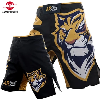 Tiger Muay Thai Karışık Dövüş sanatları Eğitimi Boks Şort Plaj Spor Jiu-jitsu Koşu Sanda Kickboks Pantolon Erkekler MMA Sandıklar