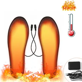 USB ısıtmalı ayakkabı tabanlık ayak sıcak çorap Pad Mat elektrikli ısıtma tabanlık yıkanabilir sıcak termal tabanlık Unisex