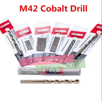 10 ADET 0.3 mm-3.0 mm HSS-CO M42 Matkap Uçları Kobalt yüksek hızlı çelik büküm Matkap Paslanmaz Çelik (0.5/1.0 mm/1.5 mm/2.0 mm/2.5 mm/2.8 mm)