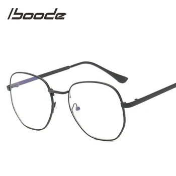 ıboode Poligon Metal Okuma Presbiyopik Gözlük Erkek Moda Okuma Gözlükleri Trend Tarzı Presbiyopi Gözlük + 1.0~ + 4.0
