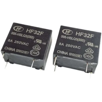 HF32F 005-HS3 ; HF32F 012-HLQ3(101) ; HF32F 024-HLQ3 ; (32F-1A-5V/12 V/24 V-5A/8A) Röle 4 pins