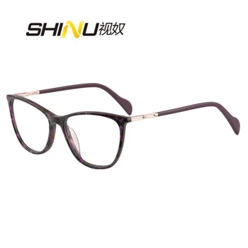 SHINU Marka Ilerici Multifokal okuma gözlüğü erkek kadın anti mavi ışık asetat optik çerçeve reçete gözlük RD153