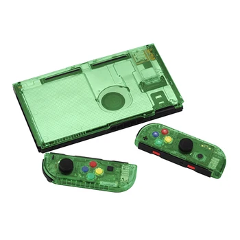 Nintendo Anahtarı DIY Yedek Konut Kabuk Şeffaf Kılıf Seti Nintendo Nintendo Anahtarı Konsolu için Joycon Durumda Tam Set