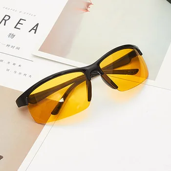 YENİ Parlama Önleyici Gece Görüş Sürücü gözlük gece sürüş gözlükleri gelişmiş ışık moda güneş gözlükleri gözlük araba aksesuarları