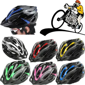 6 Renkler Bisiklet Kaskları Mat Siyah Erkekler Kadınlar bisiklet kaskı Dağ Yol Bisikleti Entegral Kalıplı Bisiklet Kaskları