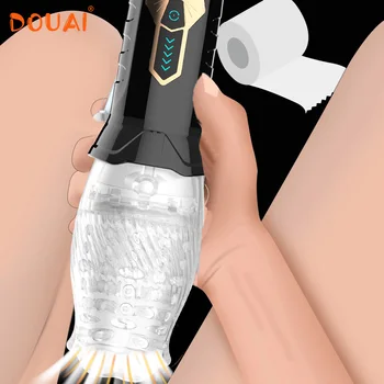 Otomatik Masturbators Erkekler için Bebek Oral Seks Vajina Seks Oyuncakları Erkekler için 360 Derece Rotasyon Erkek Masturbator Kupası Yetişkin ürünleri erkekler için