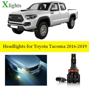Xlights araba ampulü Lamba Toyota Tacoma 2016 İçin 2017 2018 2019 LED Far Düşük Yüksek İşın Canbus oto lambaları 6000K Araba Aksesuarları